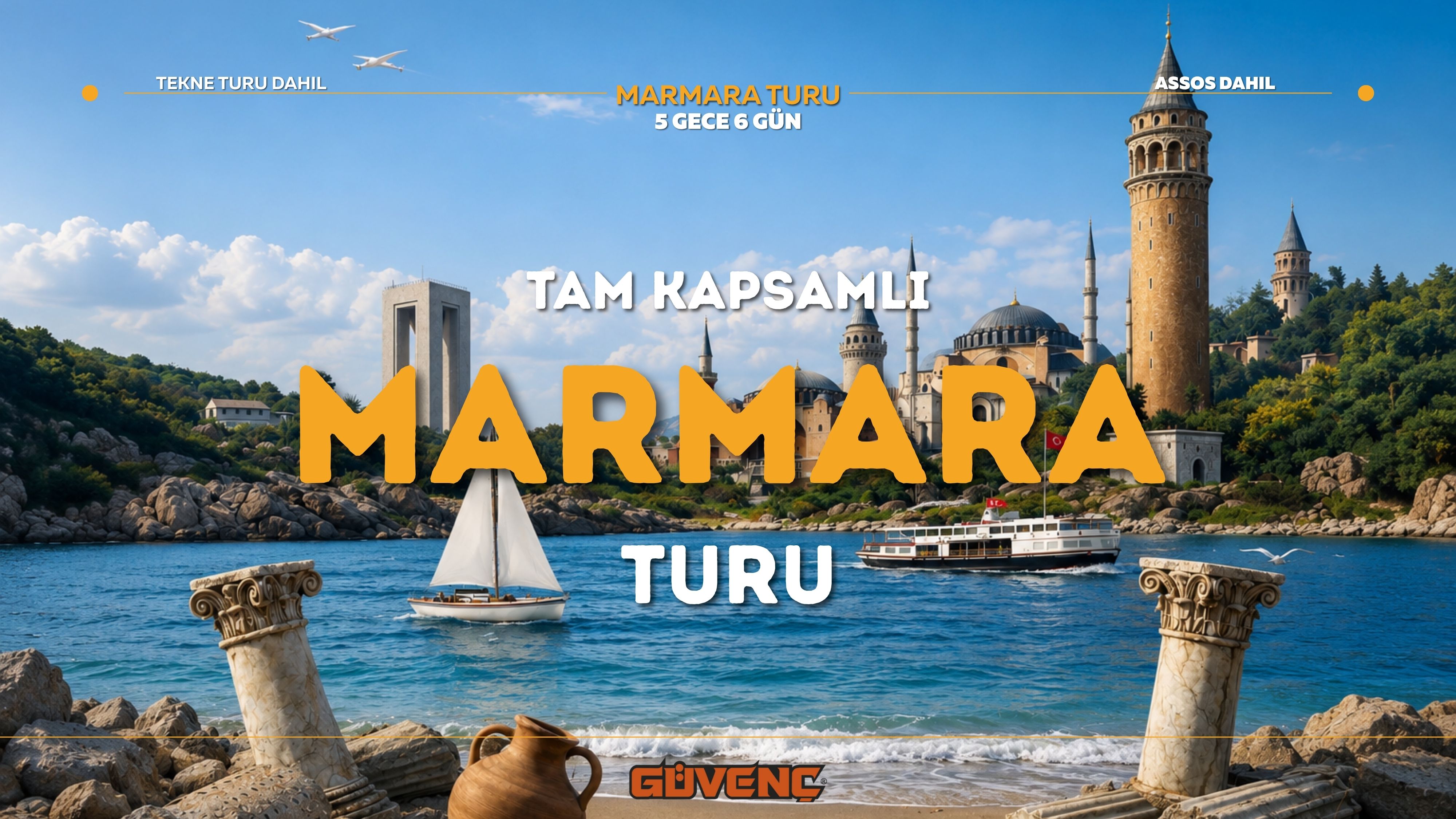 Marmara Turu Tam Kapsamlı (6 Gün)